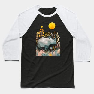 Rhino in the jungle Baseball T-Shirt